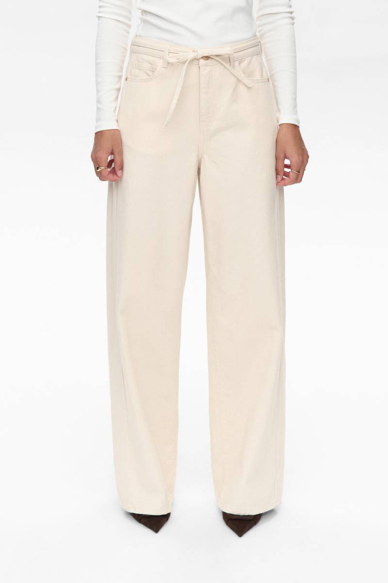 Nümph - NUBROOKLYN SOLID JEANS nature - Gr. - 40 von Nümph