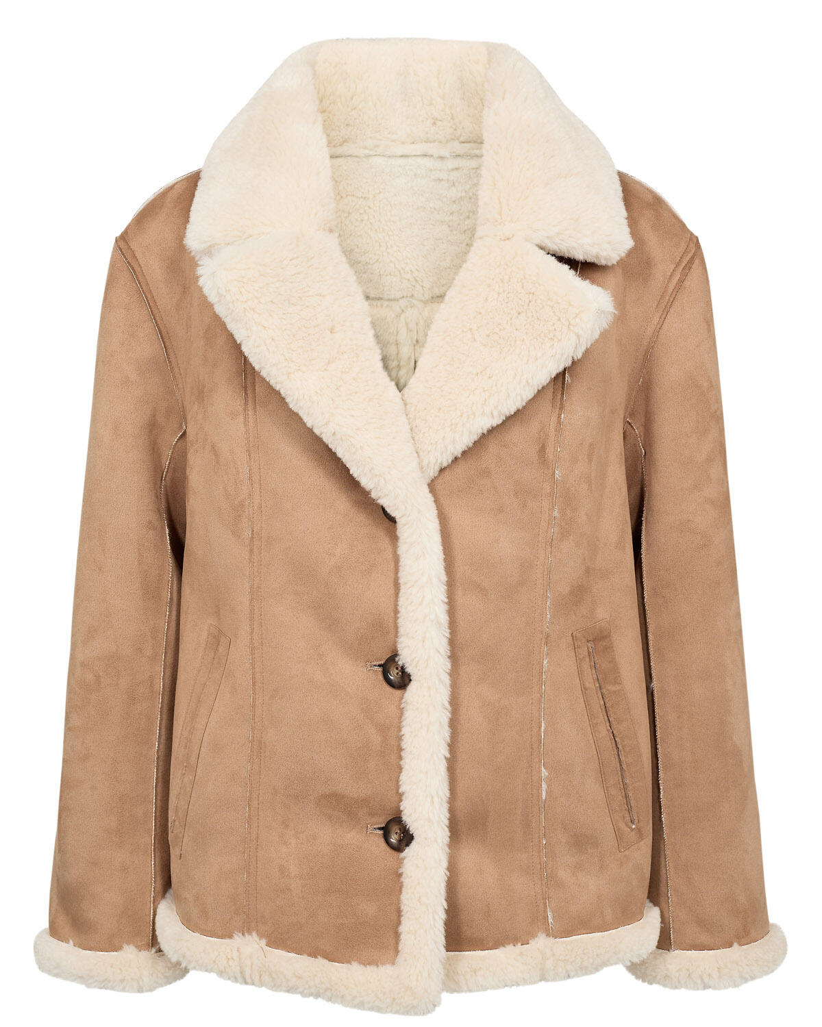 Nümph - NUELIOTTA REVERSIBLE JACKET cognac - Gr. - 38 von Nümph