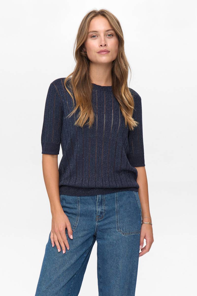Nümph - NUMISJA SS PULLOVER dark sapphire - Gr. - XL von Nümph