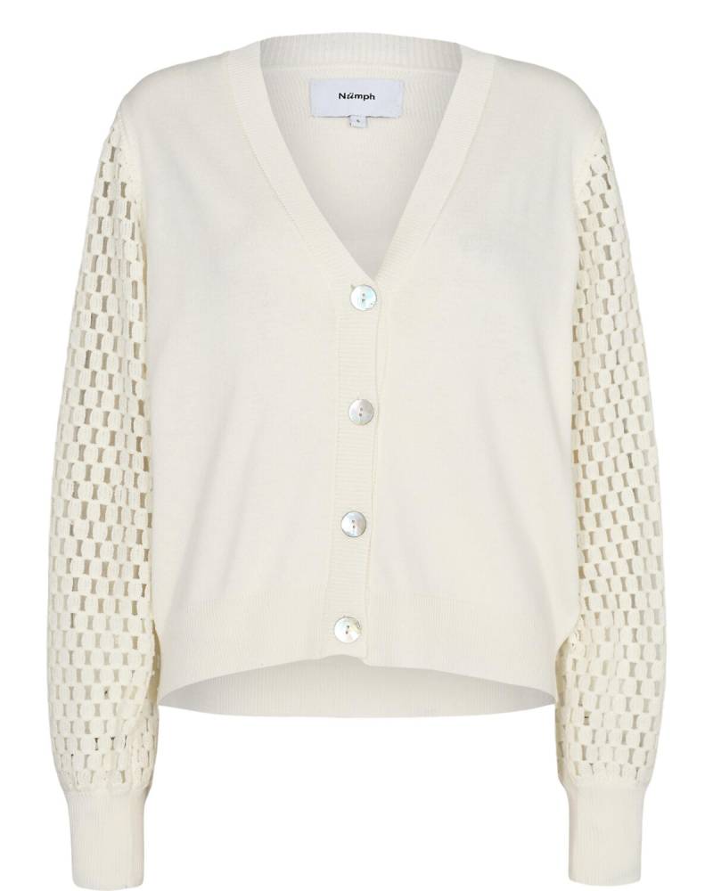 Nümph - NUNANETT CARDIGAN cloud dancer - Gr. - S von Nümph