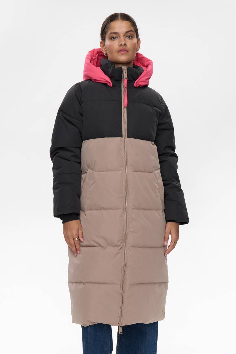 Nümph - NUTRIANE LONG JACKET taupe gray - Gr. - 40 von Nümph