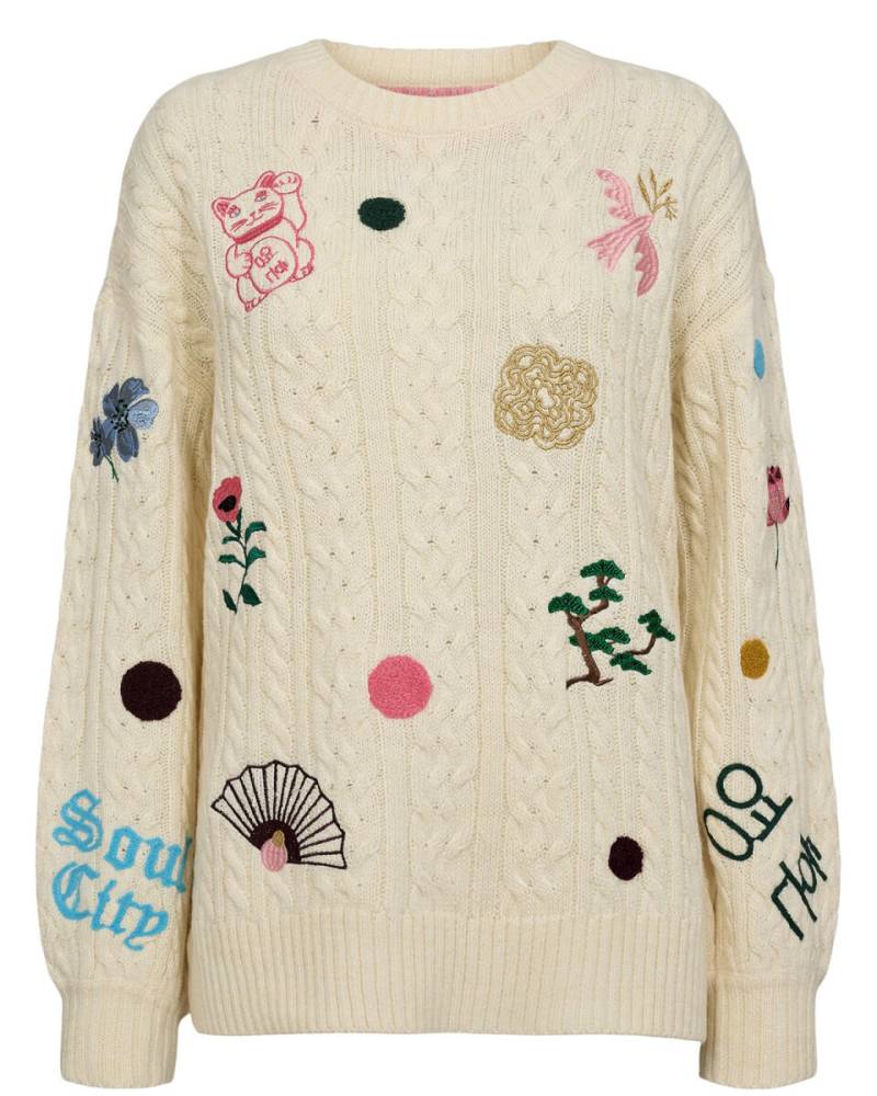 Nümph - Pullover - Nulysa weiß - Gr. - L von Nümph