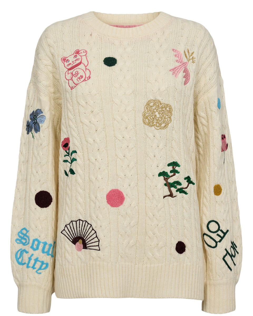 Nümph - Pullover - Nulysa weiß - Gr. - M von Nümph