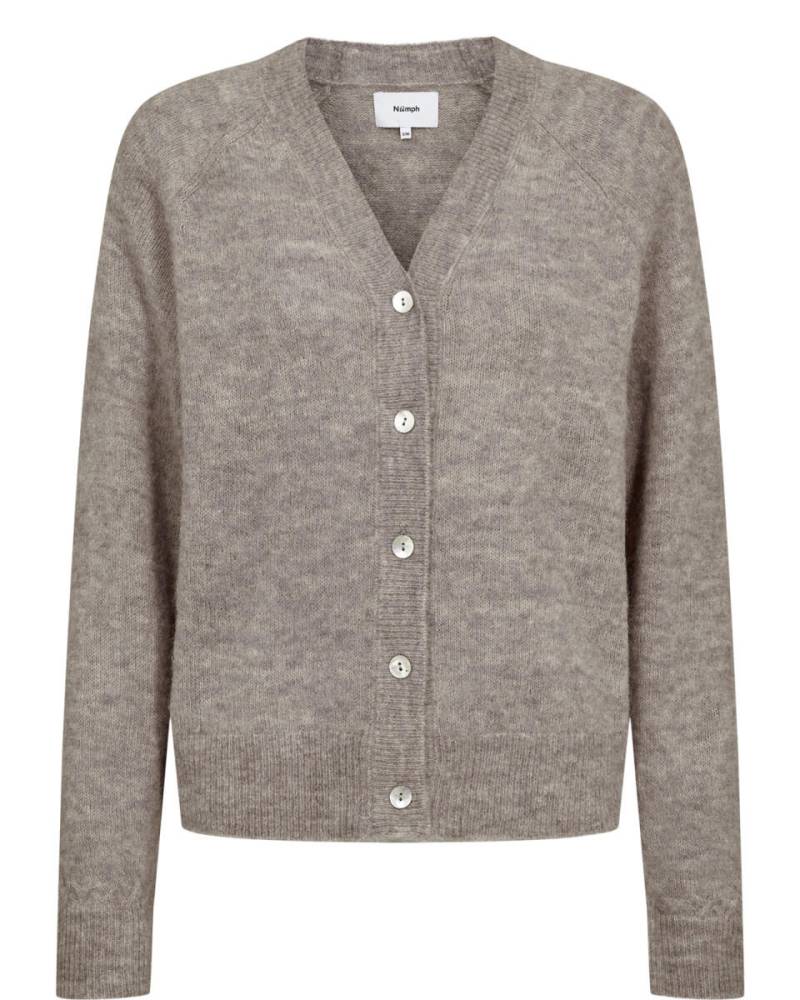 Nümph - Strickjacke mit V-Auschnitt - Nuriette braun von Nümph