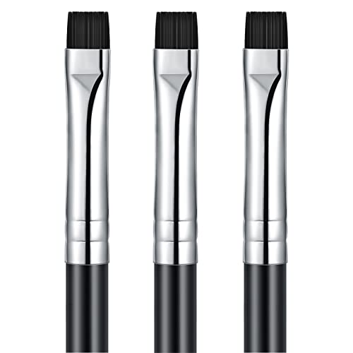 3 Stück Augenbrauen Pinsel Fein Abgewinkelter Pinsel Flach Abgewinkelter Eyeliner Pinsel Pro Präzision Gel Lidschatten Makeup Pinsel Ultradünne Synthetische Borsten mit Flachem Winkel 3 Stück Augenbrauen Pinsel Fein Abgewinkelter Pinsel Flach Abgewinkelter Eyeliner Pinsel Pro Präzision Gel Lidschatten Makeup Pinsel Ultradünne Synthetische Borsten mit Flachem Winkel von Nuenen