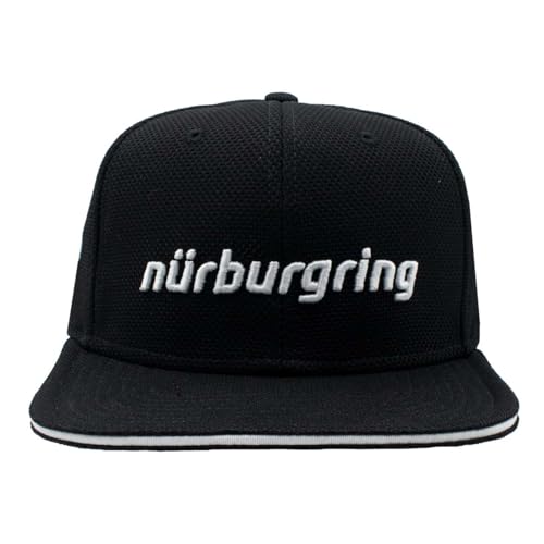 Nürburgring - Herren Cap - Basic - Baseball Cap - Individuell verstellbar - 100% Baumwolle, Farbe:Schwarz, Größe:OneSize von Nürburgring