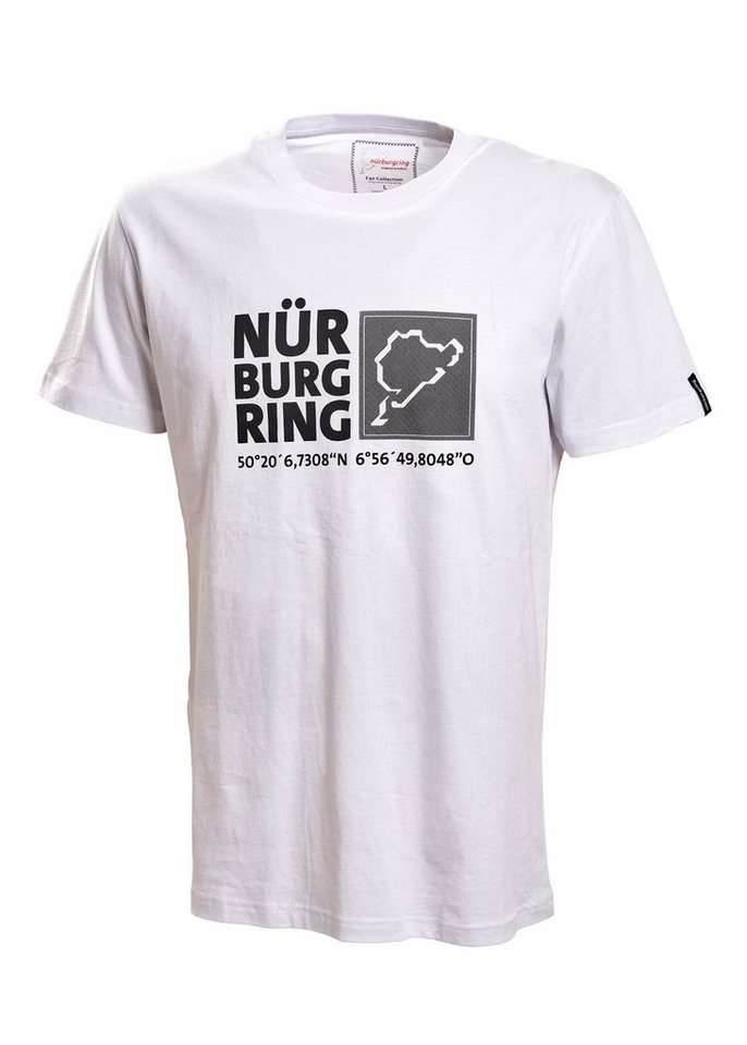Nürburgring T-Shirt NÜRBURGRING - Herren T-Shirt - Coordinates - 100% Baumwolle von Nürburgring