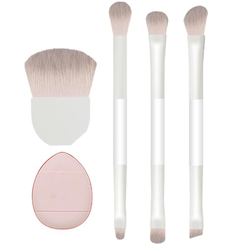 8-teiliges Make-up-Pinsel-Set, Reise-Make-up-Pinsel-Set, weiche Lidschatten-Pinsel mit Aufbewahrungsbox, komplettes Make-up-Pinsel-Set, tragbare Beauty-Tools für Augen, Wangen, Lippen und von Nuhjytgf