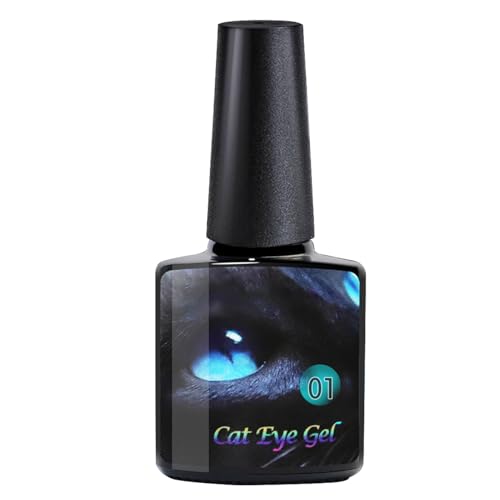 9D Cat Eyes Gel Nail Polish | Magnetic Glitter Gel Polish | Holographic Crystal Gel Nail Polish | Vibrant Cat Eyes Magnetic Gel Lacquer | 8ml High-Quality Gel Polish For Stunning Nail Arts Designs von Nuhjytgf