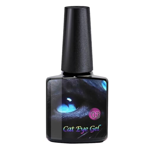 9D Cat Eyes Gel Nail Polish | Magnetic Glitter Gel Polish | Holographic Crystal Gel Nail Polish | Vibrant Cat Eyes Magnetic Gel Lacquer | 8ml High-Quality Gel Polish For Stunning Nail Arts Designs von Nuhjytgf