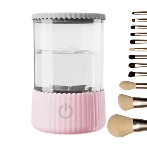 Electric Makeup Brush Cleaner | Quick Wash Cosmetics Brush | Cosmetics Cleaning Machine | Automatic Makeup Brush Cleaner | Compact Makeup Brush Cleaner | Portable Cosmetics Brush Cleaner For Women von Nuhjytgf