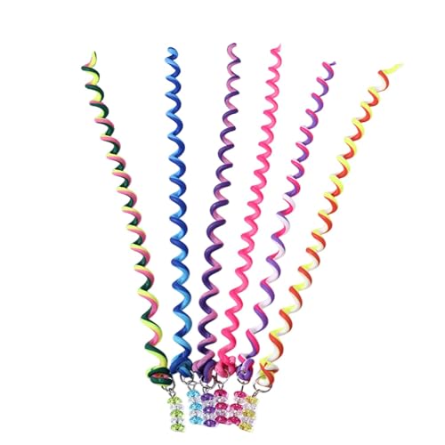 Kinder-Haarzopfband-Set, Bunte Silikon-Haarbänder, Entzückende Haarseilschnur, Elastische Haarseilschnur, Multi-Regenbogen-Flechthaargummi, Tragbares Zopfband Für Mädchen Und Frauen von Nuhjytgf