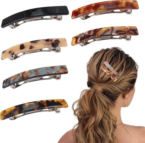 Nukogcd Haarspangen Schildkröte Muschel Haarspangen 6 Stück Set Französischer Stil Lange Haarspangen für Frauen Mehrfarbig Nukogcd Haarspangen Schildkröte Muschel Haarspangen 6 Stück Set Französischer Stil Lange Haarspangen für Frauen Mehrfarbig von Nukoqcd