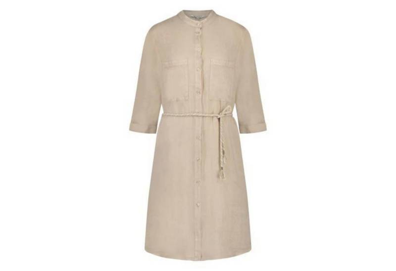 Nukus Blusenkleid Aveni Dress Belt Hemdblusenkleid aus Leinen in Khaki oder Natur von Nukus