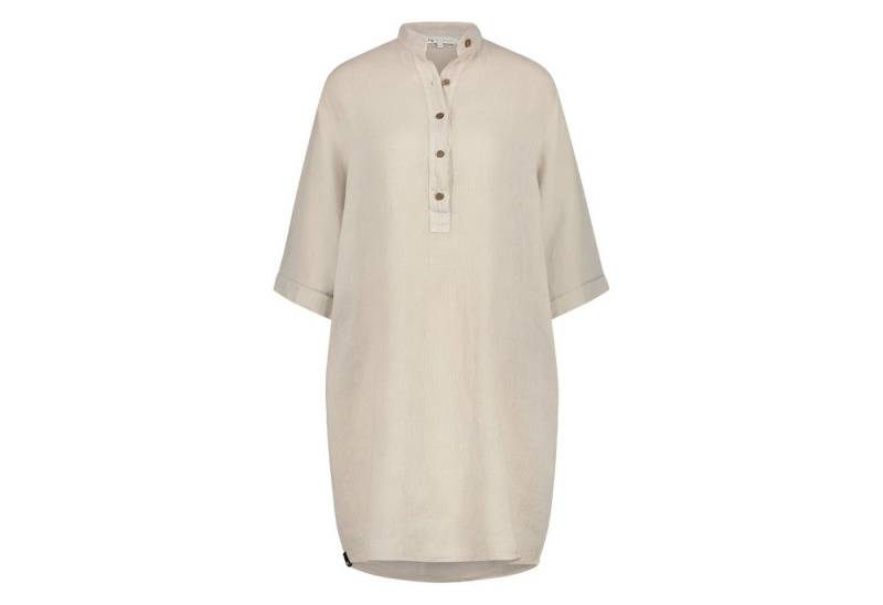 Nukus Hemdblusenkleid Closed Dress Blusenkleid aus Leinen in Hellblau oder Creme (1-tlg) von Nukus