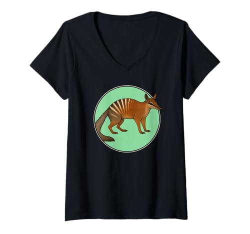 Damen Numbats Ameisenbeutler Numbat T-Shirt mit V-Ausschnitt Damen Numbats Ameisenbeutler Numbat T-Shirt mit V-Ausschnitt von Numbats Numbat Tier Shop