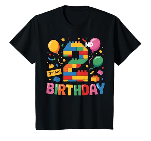 Kinder Number Blocks 2. Geburtstag Es ist Mein 2. Geburtstag T-Shirt Kinder Number Blocks 2. Geburtstag Es ist Mein 2. Geburtstag T-Shirt von Number Blocks 2nd Birthday Theme Party