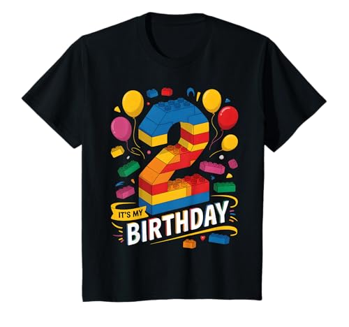 Kinder Number Blocks Themenparty zum 2. Geburtstag eines 2-jährigen Gebäudes T-Shirt Kinder Number Blocks Themenparty zum 2. Geburtstag eines 2-jährigen Gebäudes T-Shirt von Number Blocks Birthday