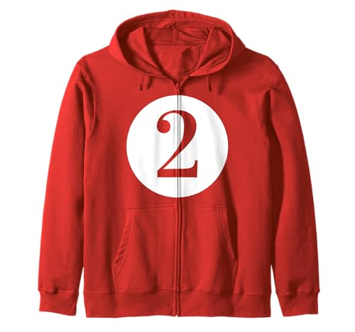 T-Shirt Nummer 2 für Erwachsene & Kinder - Numeral Two Shirt Kapuzenjacke T-Shirt Nummer 2 für Erwachsene & Kinder - Numeral Two Shirt Kapuzenjacke von Number T-Shirts for Kids and Adults