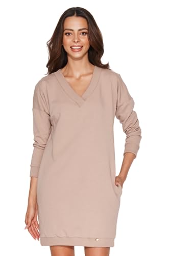 Numinou, Damenkleid NU402 Cappuccino, Größe 40/42 von Numinou