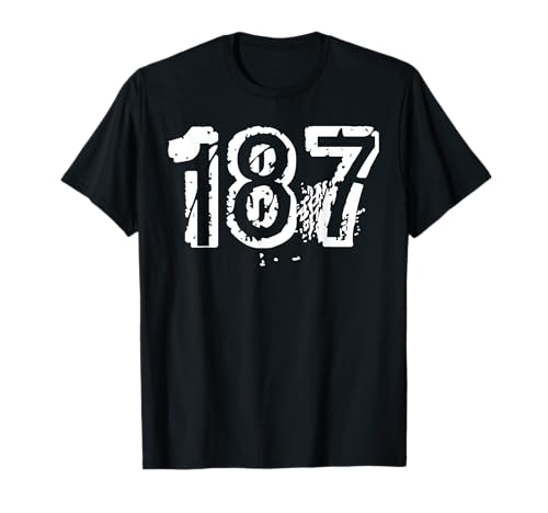 187 T-Shirt T-Shirt 187 T-Shirt T-Shirt von Nummern & Zahlen Shirts