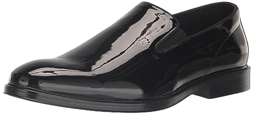 Nunn Bush Centro Flex Herren Slipper, formell, schwarz, Lackloafer, Schwarz Lack, 43 EU von Nunn Bush