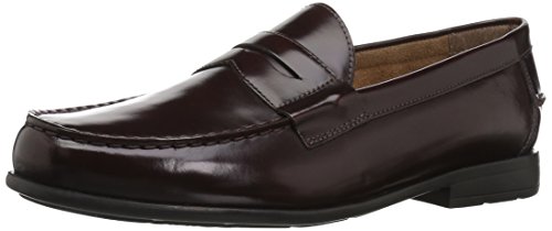 Nunn Bush Drexel Penny Loafer für Herren mit Kore Comfort Technologie, burgunderfarben, 42.5 EU von Nunn Bush