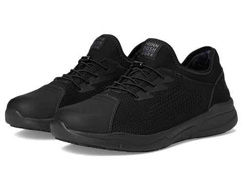 Nunn Bush Grazie Oxford Herren-Arbeitsschuhe, rutschfest, athletischer Stil, Sneaker, Schnürschuh, Lebensmittelservice, Schwarz, 14 Wide von Nunn Bush