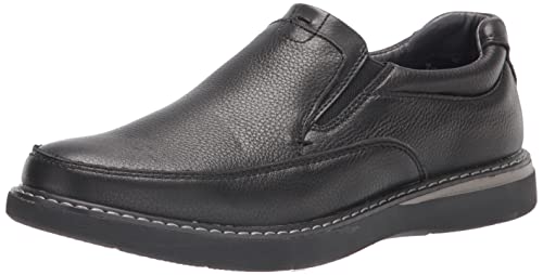 Nunn Bush Herren Bayridge Mokassin-Zehenslipper, leicht, Leder Slipper, schwarz, 44 EU Weit von Nunn Bush