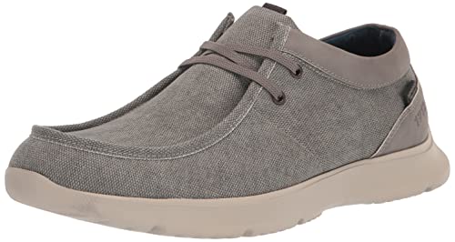 Nunn Bush Herren Bushwacker Mokassin Toe Slip-on Canvas Loafer Leichter Freizeitschuh, GRAU, 45 EU von Nunn Bush