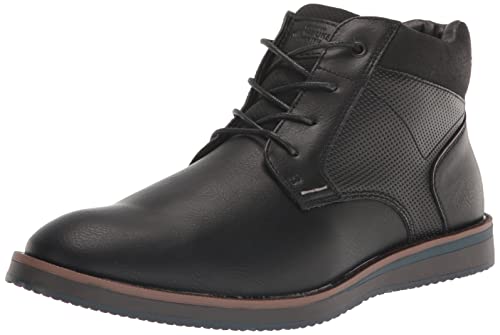 Nunn Bush Herren Dc Circuit Plain Toe Chukka Boot mit Memory-Schaum, Schwarz, 42 EU von Nunn Bush