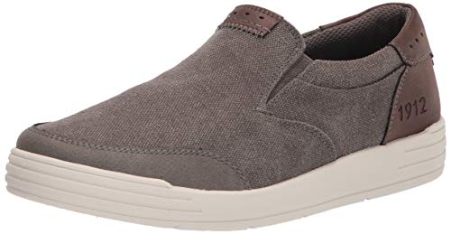 Nunn Bush Herren Kore City Walk Canvas Moc Toe Slip-on Sneaker, Cement, 42 EU von Nunn Bush