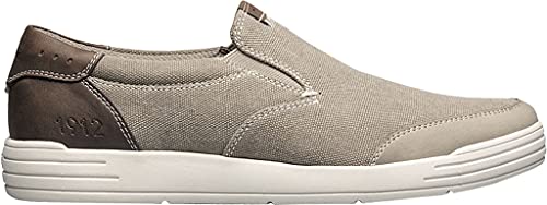 Nunn Bush Herren Kore City Walk Canvas Moc Toe Slip-on Sneaker, Stein, 45 EU von Nunn Bush