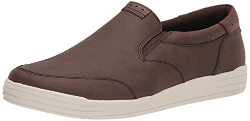 Nunn Bush Herren Zehenbereich, Kore City Walk Mokassin-Zehen-Sneaker-Stil, Schlupfschuh, Braun, 45 EU von Nunn Bush