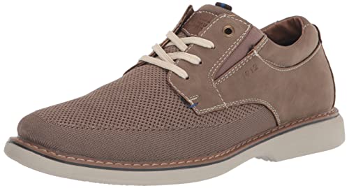 Nunn Bush Herren Otto Plain Toe Knit Schnürschuh mit Leichter Sohle Oxford, Taupe, 42 EU von Nunn Bush