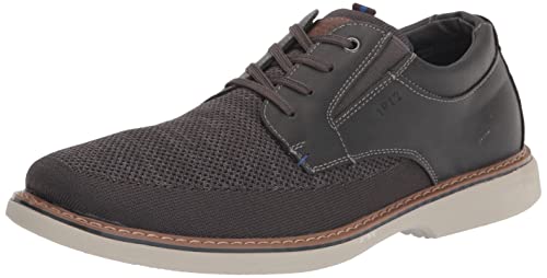 Nunn Bush Herren Otto Plain Toe Knit Schnürschuh mit Leichter Sohle Oxford, GRAU, 42.5 EU Weit von Nunn Bush