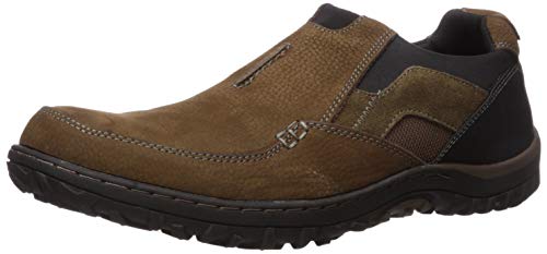 Nunn Bush Herren Quest Slip on Rugged Casual Loafer Robust, leger, braun, Mehrfarbig, 45 EU Weit von Nunn Bush
