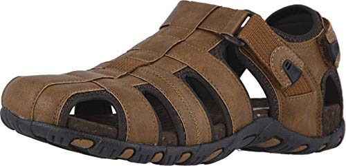 Nunn Bush Herren Rio Bravo Fisherman Closed Toe Outdoor-Sandale, hautfarben, 44.5 EU von Nunn Bush