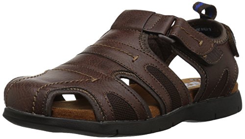 Nunn Bush Herren Rio Grande Fischer-Sandalen mit Geschlossener Zehenpartie Fischersandale, Hellbraun, 43 EU von Nunn Bush