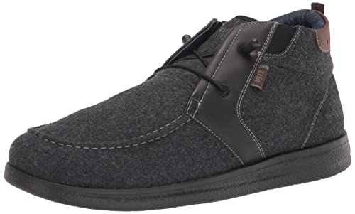 Nunn Bush Men's BREWSKI Moccasin Toe Chukka Athletic Inspired Boot Ankle, Charcoal, 8 Wide von Nunn Bush