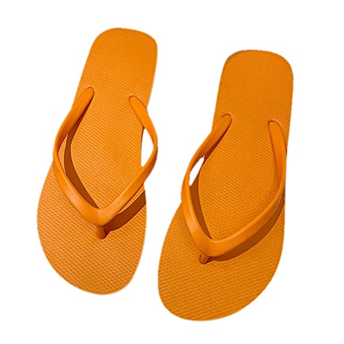 Nunubee Sommer Neue Koreanische Version Von Flachen Flip-Flops Weibliche Flut Schwarz Einfache Einfarbige Clip-On Strand Hausschuhe von Nunubee