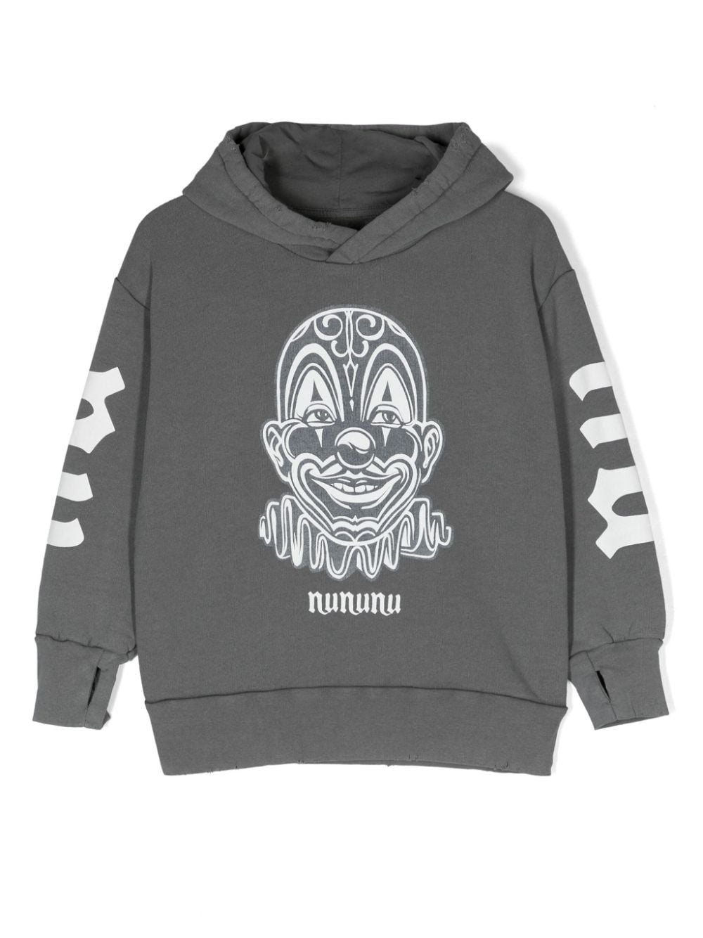 Nununu Hoodie mit Illustration-Print - Grau von Nununu