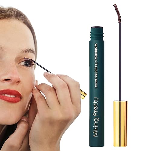 Farbige Mascara für Wimpern,Wasserfeste, Mascara - Verlängernde und voluminöse Wimpernkosmetik, flüssige Augen-Make-up-Wimpernverlängerungen Nupaque von Nupaque