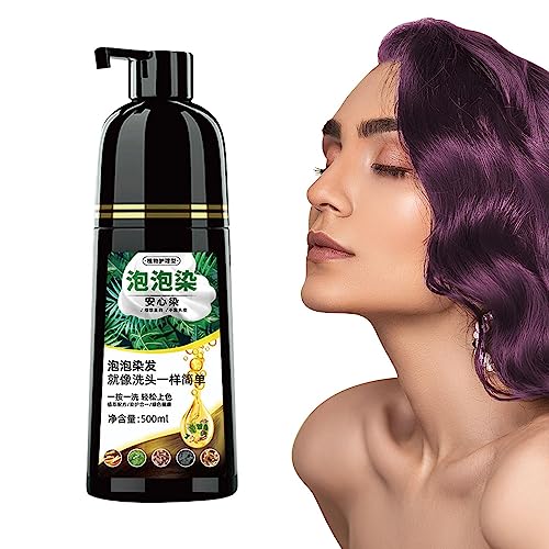 Haarfärbe-Shampoo für Frauen | Blasenhaarfarbe,Blasenhaarfarbe für einfaches Haarfärben, Selbstpflege-DIY-Haarfärbung für Frauen und Männer Nupaque von Nupaque