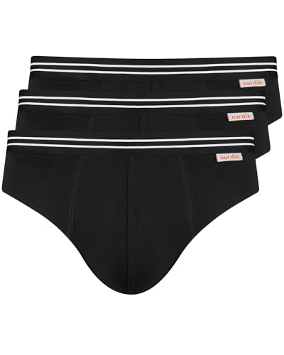 Nur Der 3er Pack Slip Cotton Strech Herren, schwarz, L Nur Der 3er Pack Slip Cotton Strech Herren, schwarz, L von Nur Der