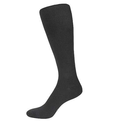 Nur Der Fit & Vital Kniestrümpfe entlastende Reisestrümpfe aus weicher & atmungsaktiver Baumwolle mit Komfortbund Herren, anthrazitmel., 42-44 von Nur Die
