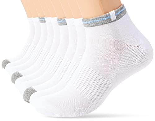 Nur Der 9er Pack Sneaker Sport aus atmungsaktiver Baumwolle kurze Sportsocken mit gepolsterter Sohle Herren von Nur Der