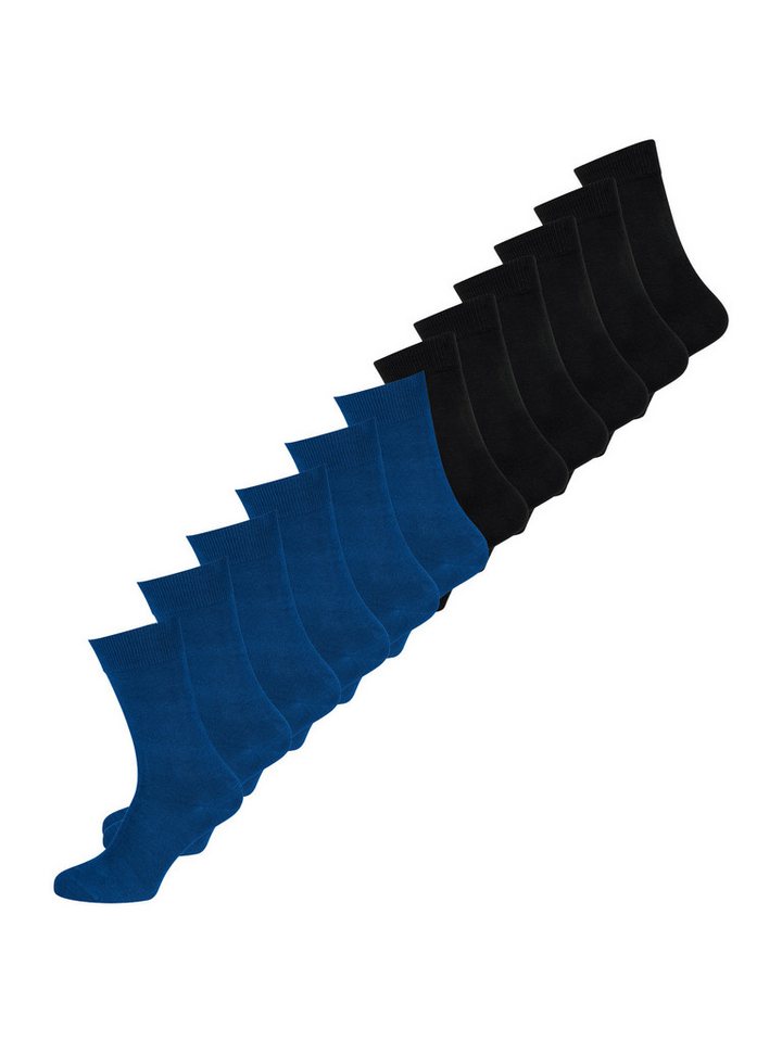 Nur Der Basicsocken Baumwolle Business (12-Paar) Socken günstig uni von Nur Der