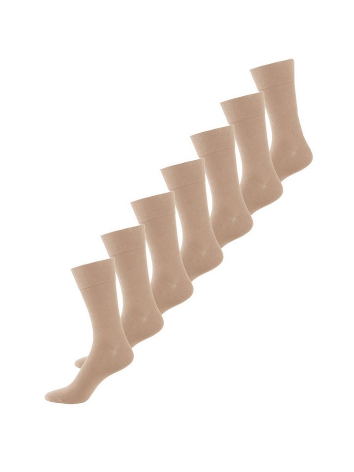 Nur Der Basicsocken Komfort (7-Paar) Socken günstig uni von Nur Der