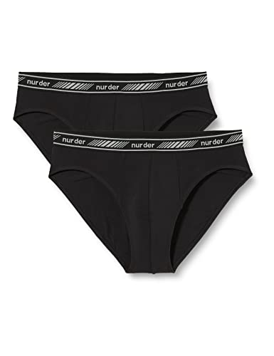 Nur Der 2er Pack Slip Cotton 3D-Flex Baumwolle Herren schwarz von Nur Der